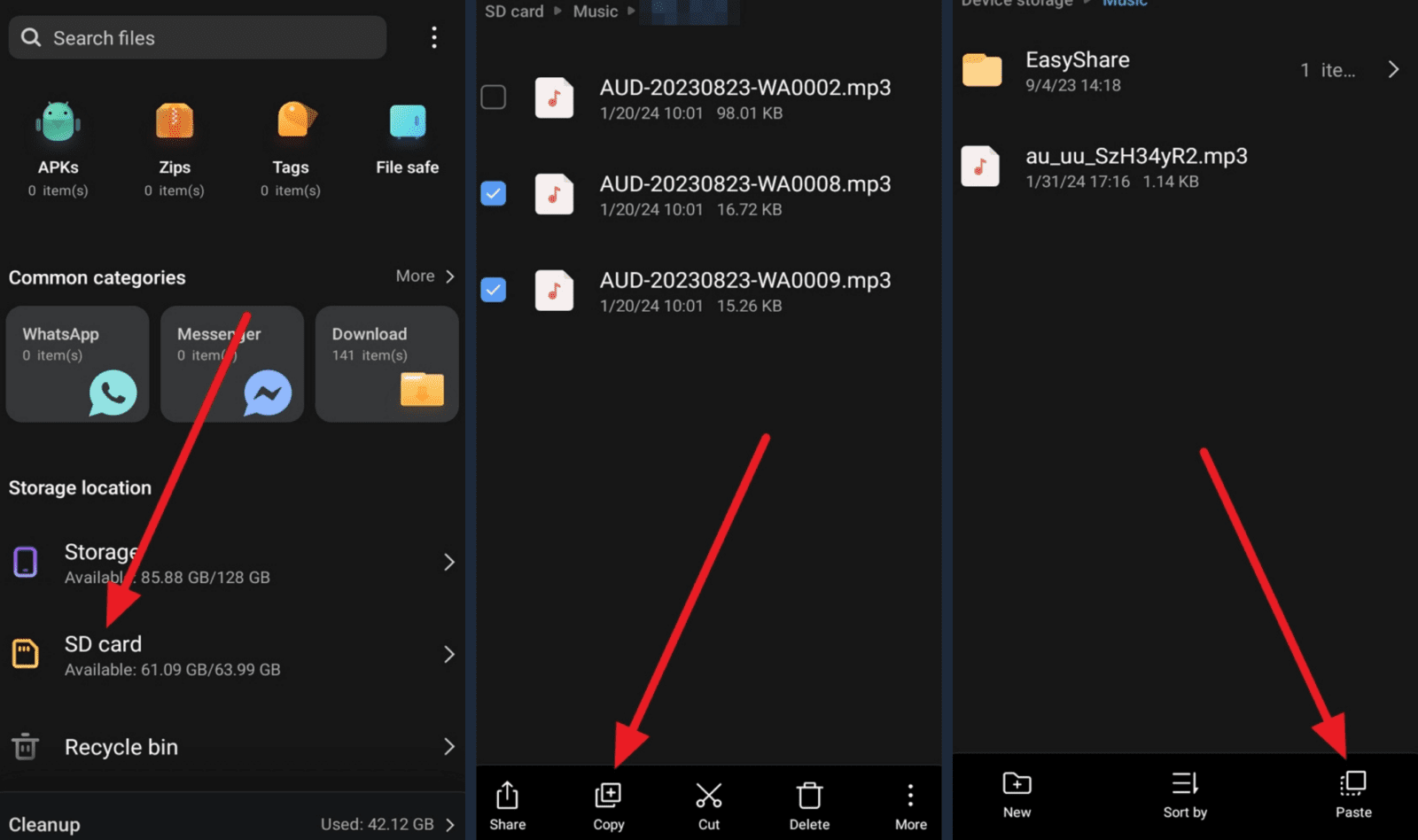3 Steps to Transfer Music from SD Card to Your Phone