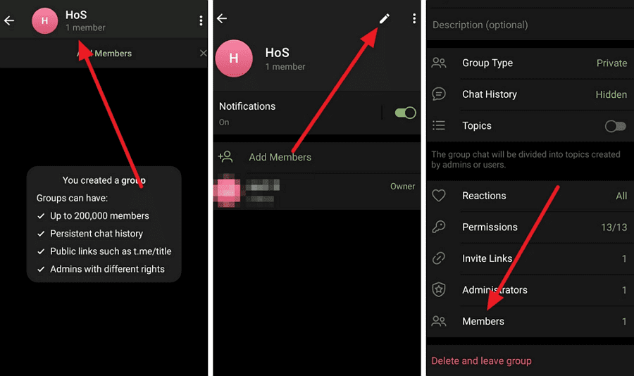 7 Steps to Hide Members in Your Telegram Group on Android