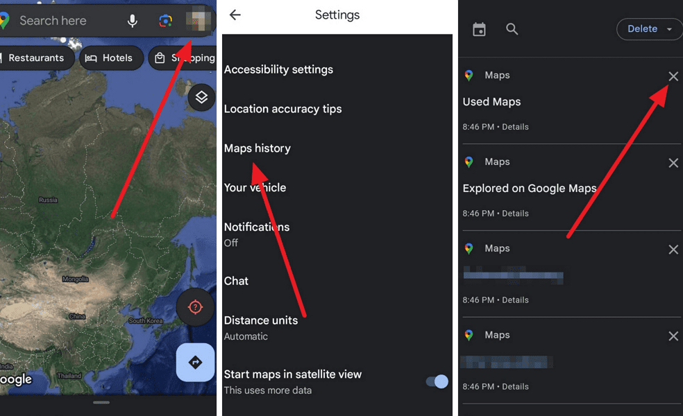 9 Steps to Delete Recent Searches on Google Maps for Android