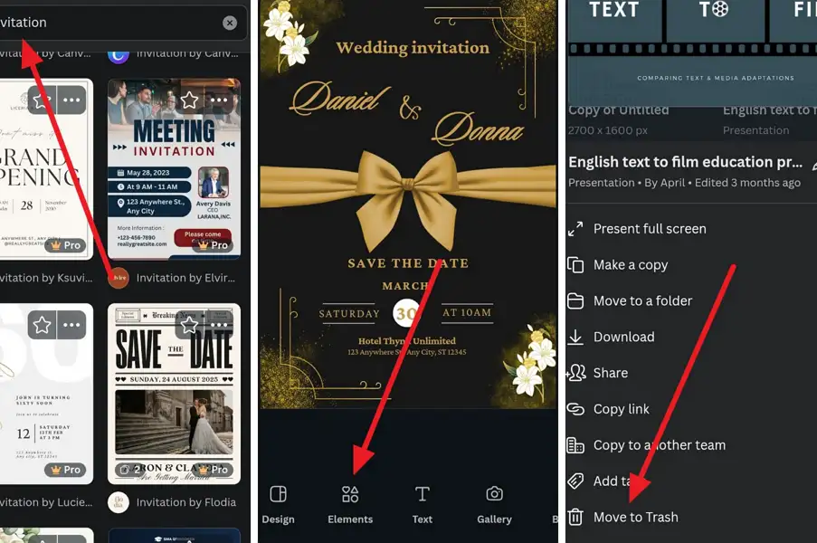 10 Steps to Make an Invitation Card on Canva App