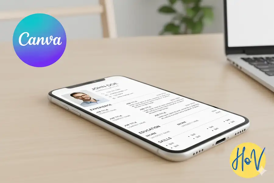 10 Steps to Create an Attractive CV on Canva Android