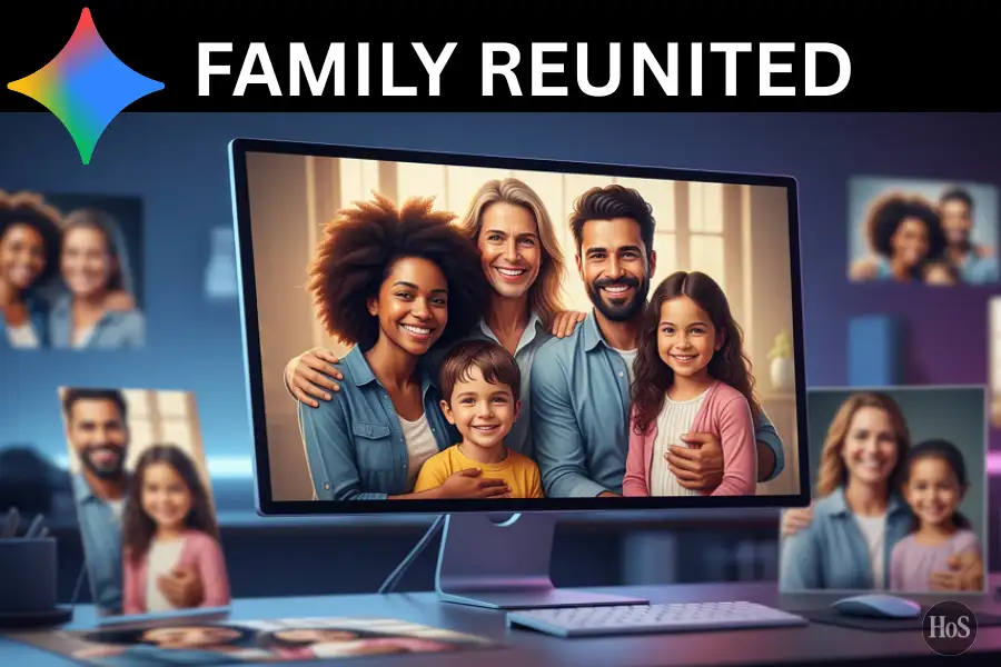 10 Steps to Make Family Photos from Split Photos on Gemini