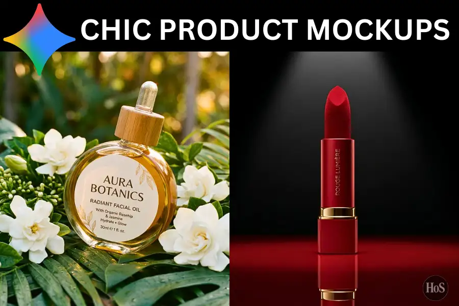 7 Prompts for Aesthetic Beauty Product Mockups in Gemini AI