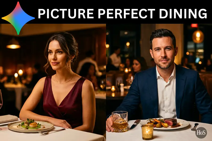 7 Prompts for Create Realistic Dinner Portraits on Gemini AI
