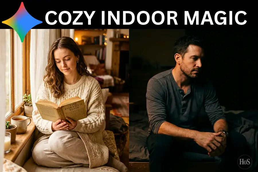 7 Prompts for Stunning Cozy Indoor Portraits on Gemini AI