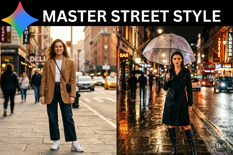 7 Prompts to Create Urban Street Style Portraits on Gemini
