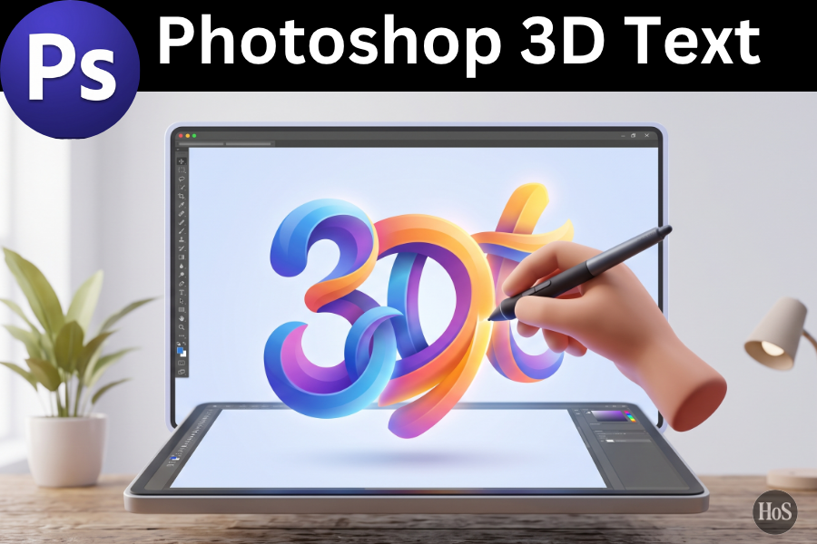 10 Steps To Create Simple 3D Text In Photoshop Without Getting Confused